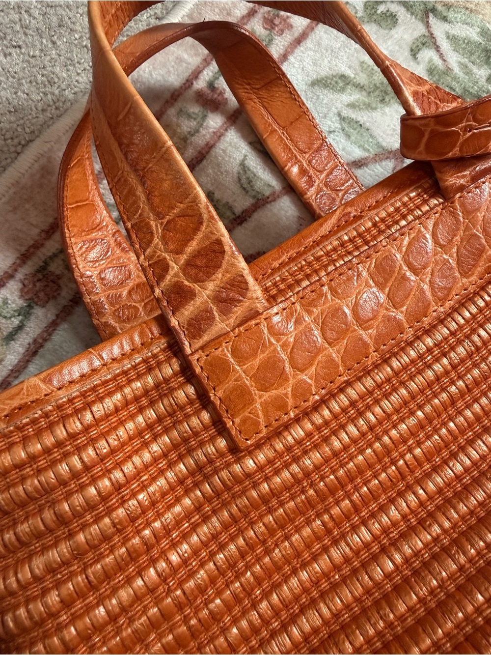 Furla Textured Leather Handbag - Picture 4 of 10